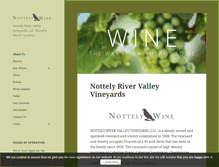 Tablet Screenshot of nottelywine.com